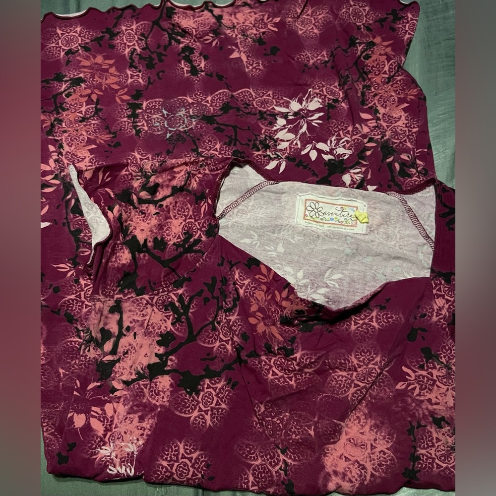 Pink flower dress